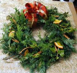 Weihnachtst&uuml;rkranz