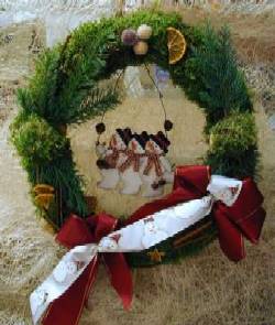 Weihnachtlicher Moost&uuml;rkranz