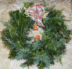 Weihnachtst&uuml;rkranz