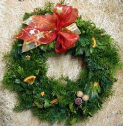 Weihnachtst&uuml;rkranz