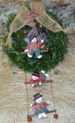 Weihnachtlicher Minit&uuml;rkranz