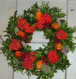 Herbstlicher T&uuml;rkranz