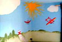 Wandmalerei im Kinderzimmer