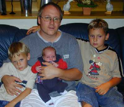 Stephan mit den Jungs